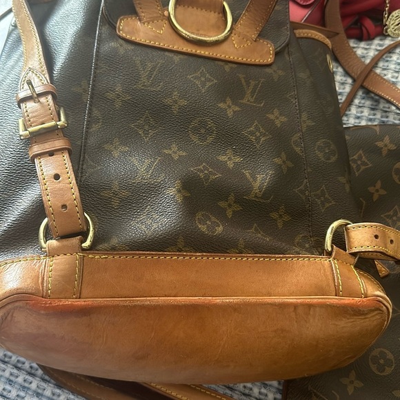 Vintage🌹LV backpack montsouris mm monogram backpack travel bag Louis Vuitton bag - Picture 15 of 17